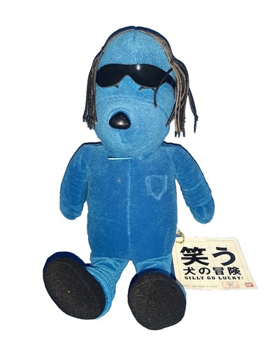 Laughing dog cane blu - dog,